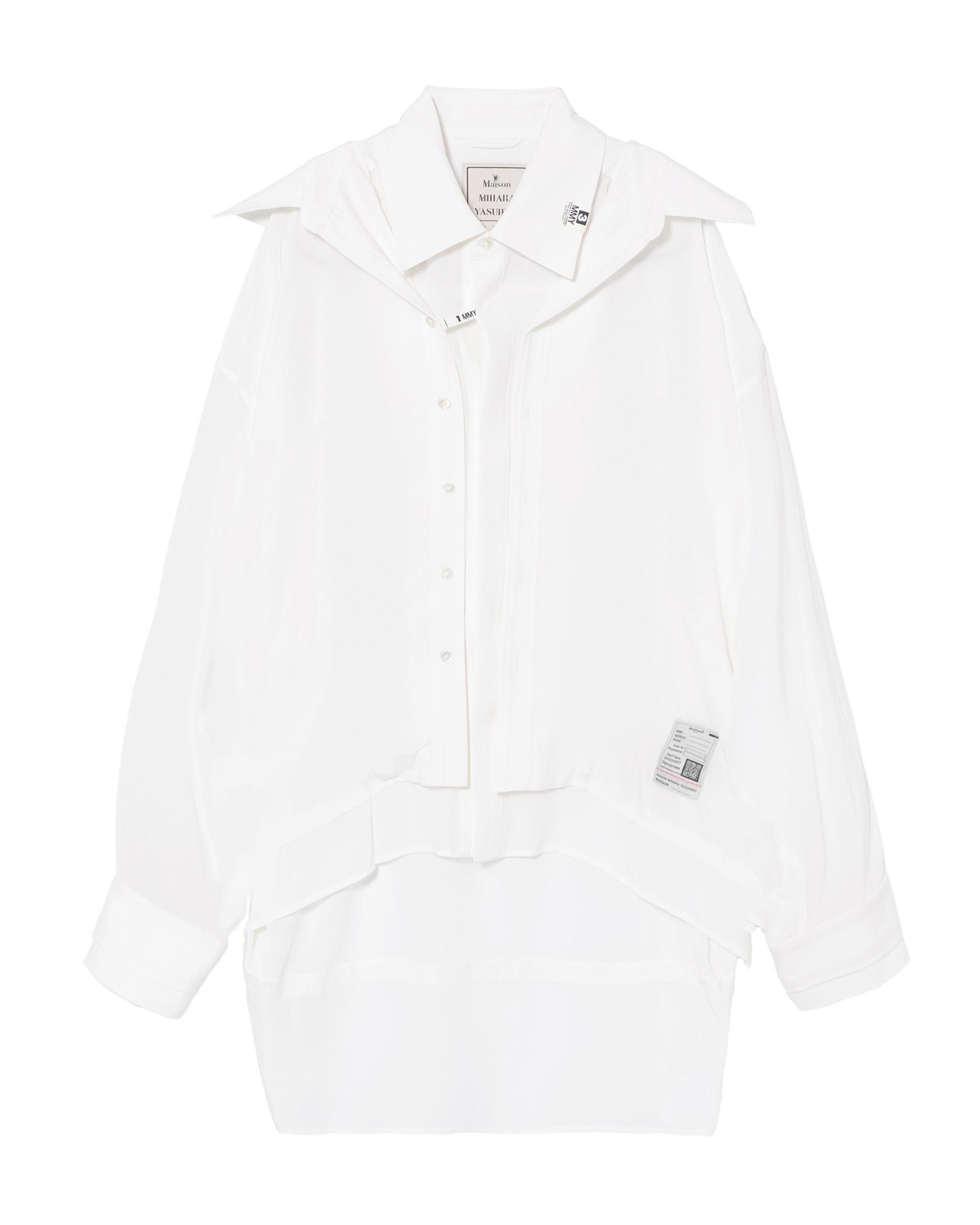 Double layered shirt by MAISON MIHARA YASUHIRO