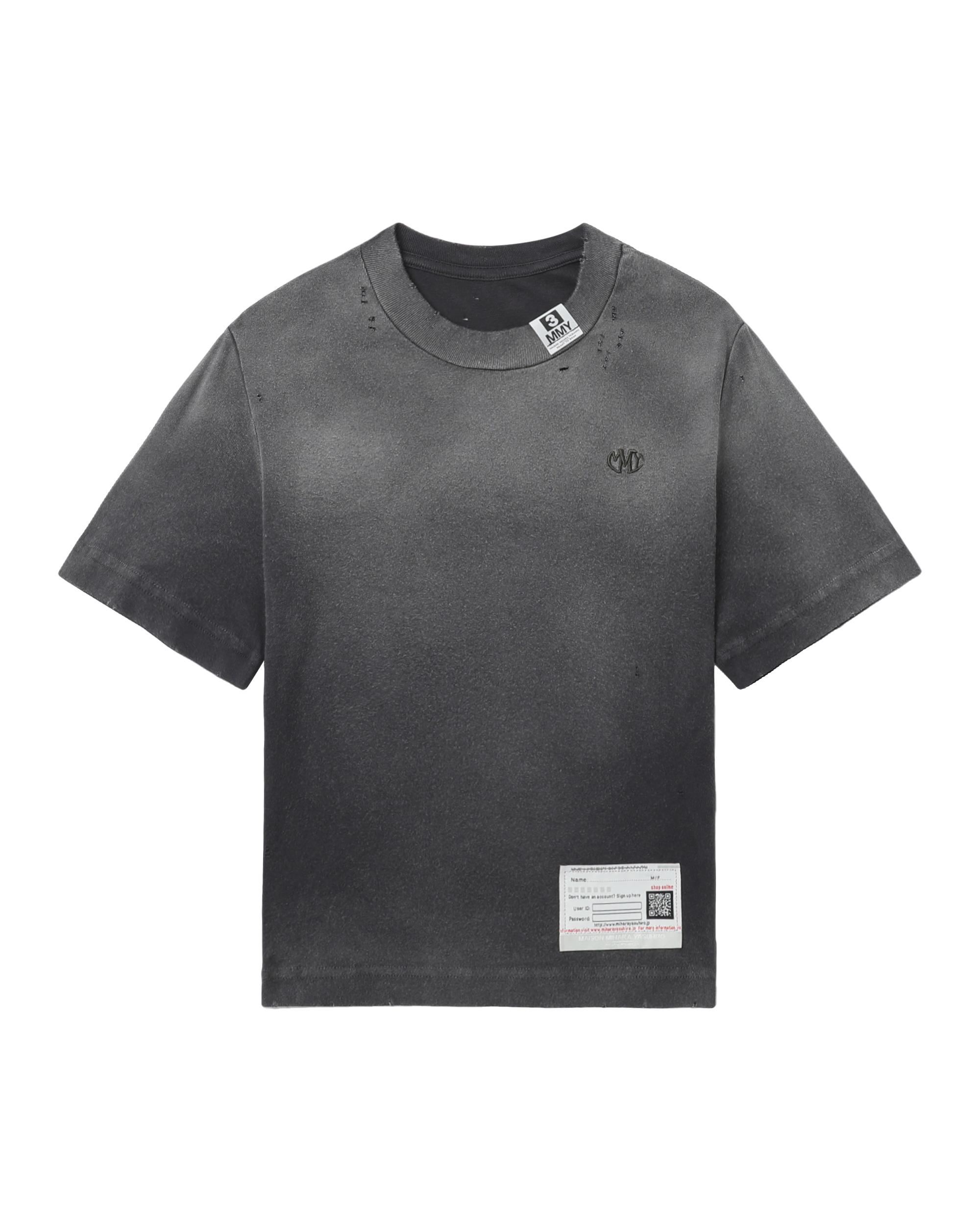 Faded distressed tee by MAISON MIHARA YASUHIRO