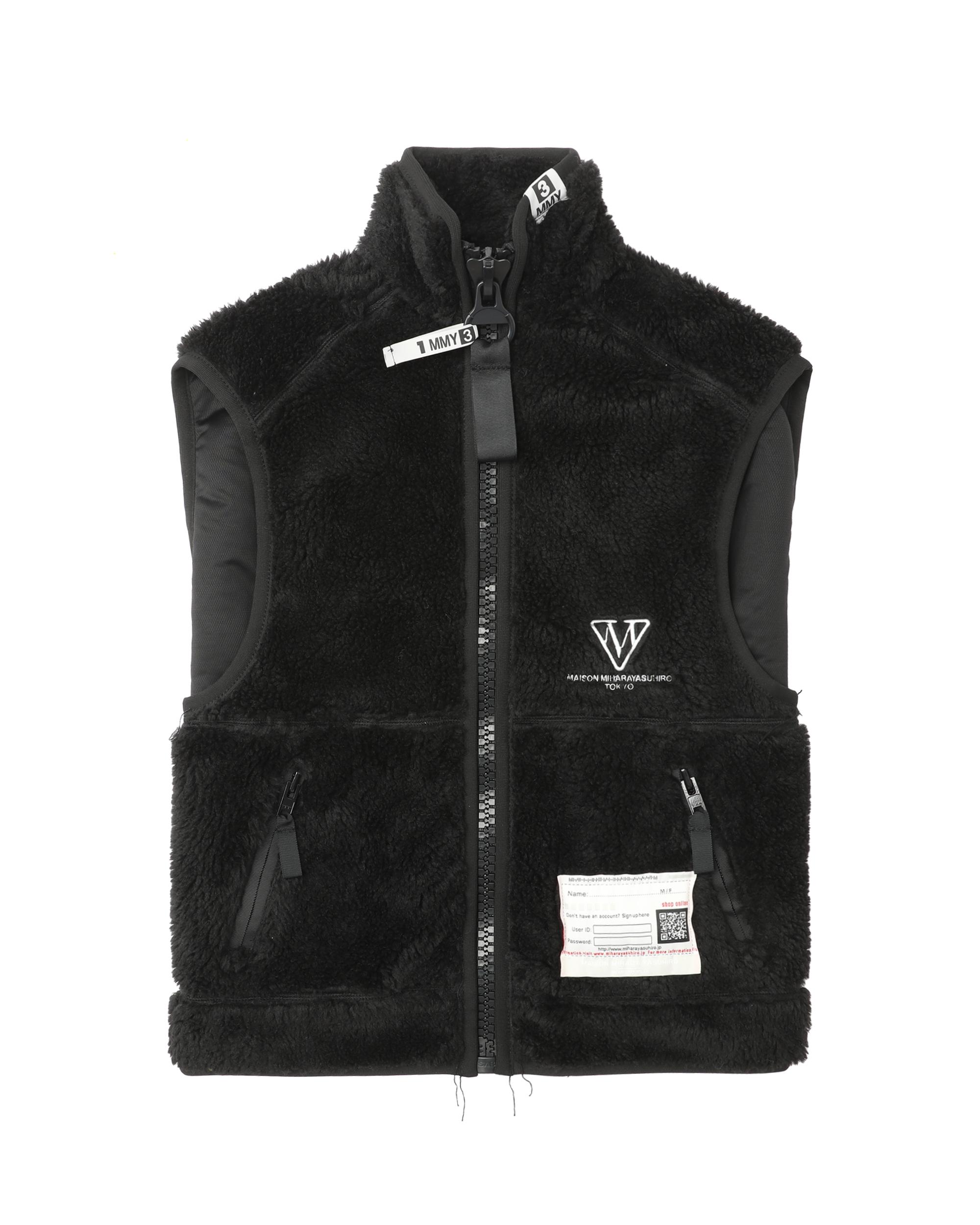 Fleece vest by MAISON MIHARA YASUHIRO