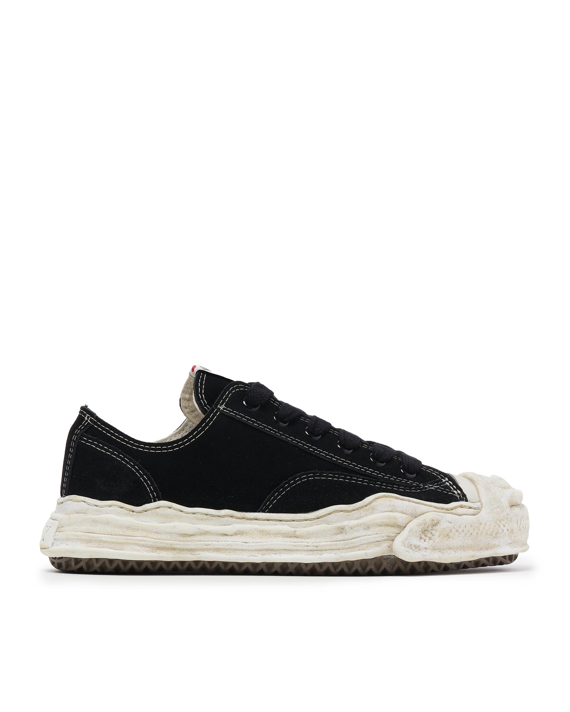 Hank OG dyed sole canvas low-top sneakers by MAISON MIHARA YASUHIRO