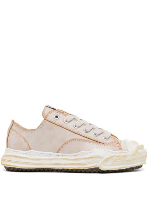 Hank leather sneakers by MAISON MIHARA YASUHIRO