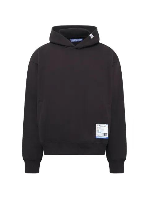 Instrumental logo-patch hoodie by MAISON MIHARA YASUHIRO