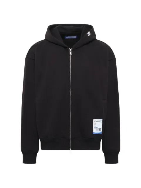 Instrumental logo-patch hoodie by MAISON MIHARA YASUHIRO