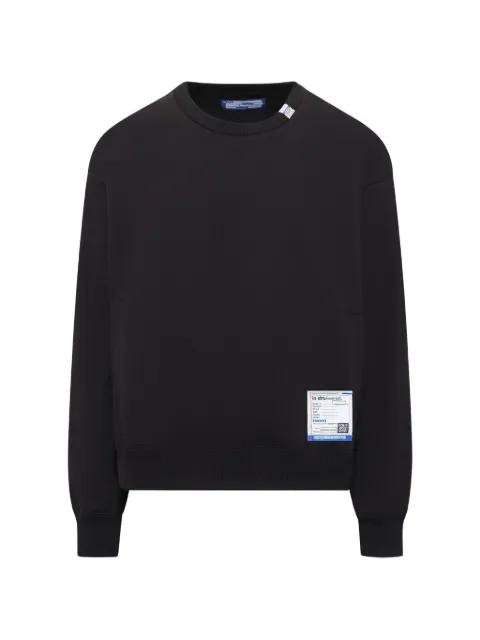 Instrumental logo-patch sweater by MAISON MIHARA YASUHIRO