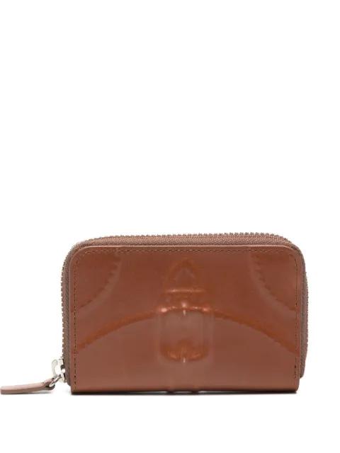 Invisible embossed wallet by MAISON MIHARA YASUHIRO
