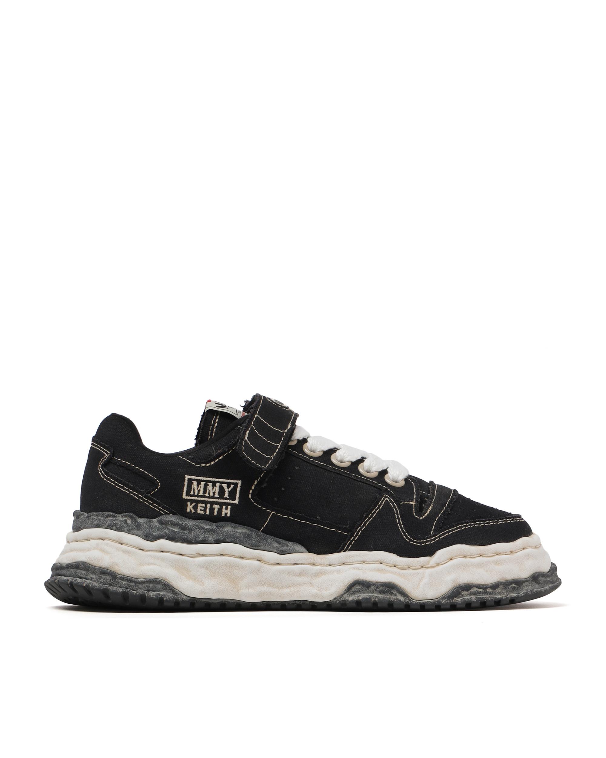 Keith original sole garment dyed canvas low-top sneakers by MAISON MIHARA YASUHIRO