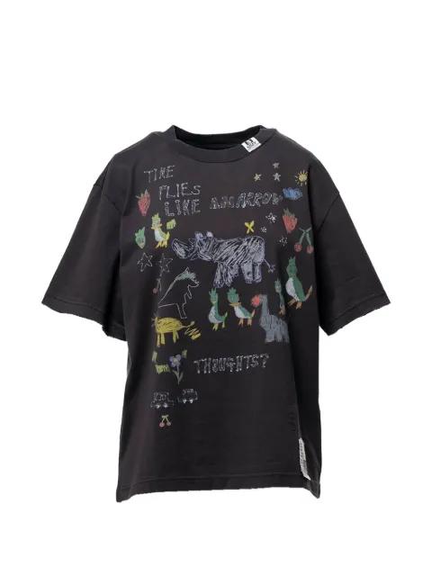 Kids Doodle T-shirt by MAISON MIHARA YASUHIRO