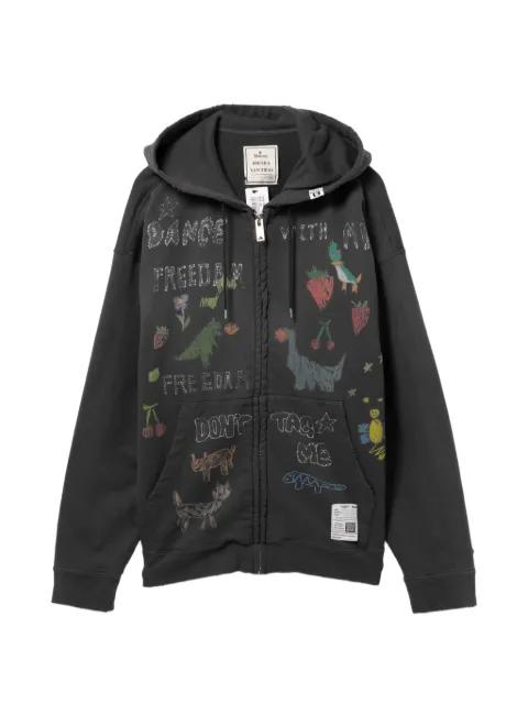 Kids Doodle hoodie by MAISON MIHARA YASUHIRO