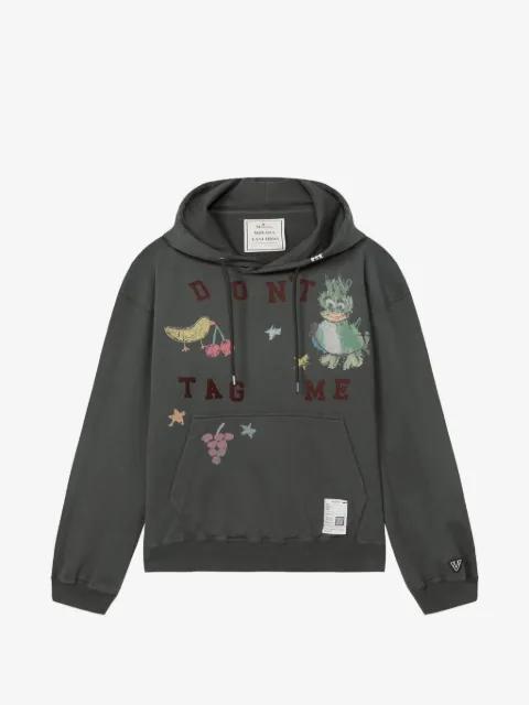 Kids Doodle printed hoodie by MAISON MIHARA YASUHIRO