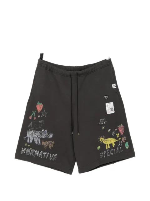 Kids Doodle shorts by MAISON MIHARA YASUHIRO