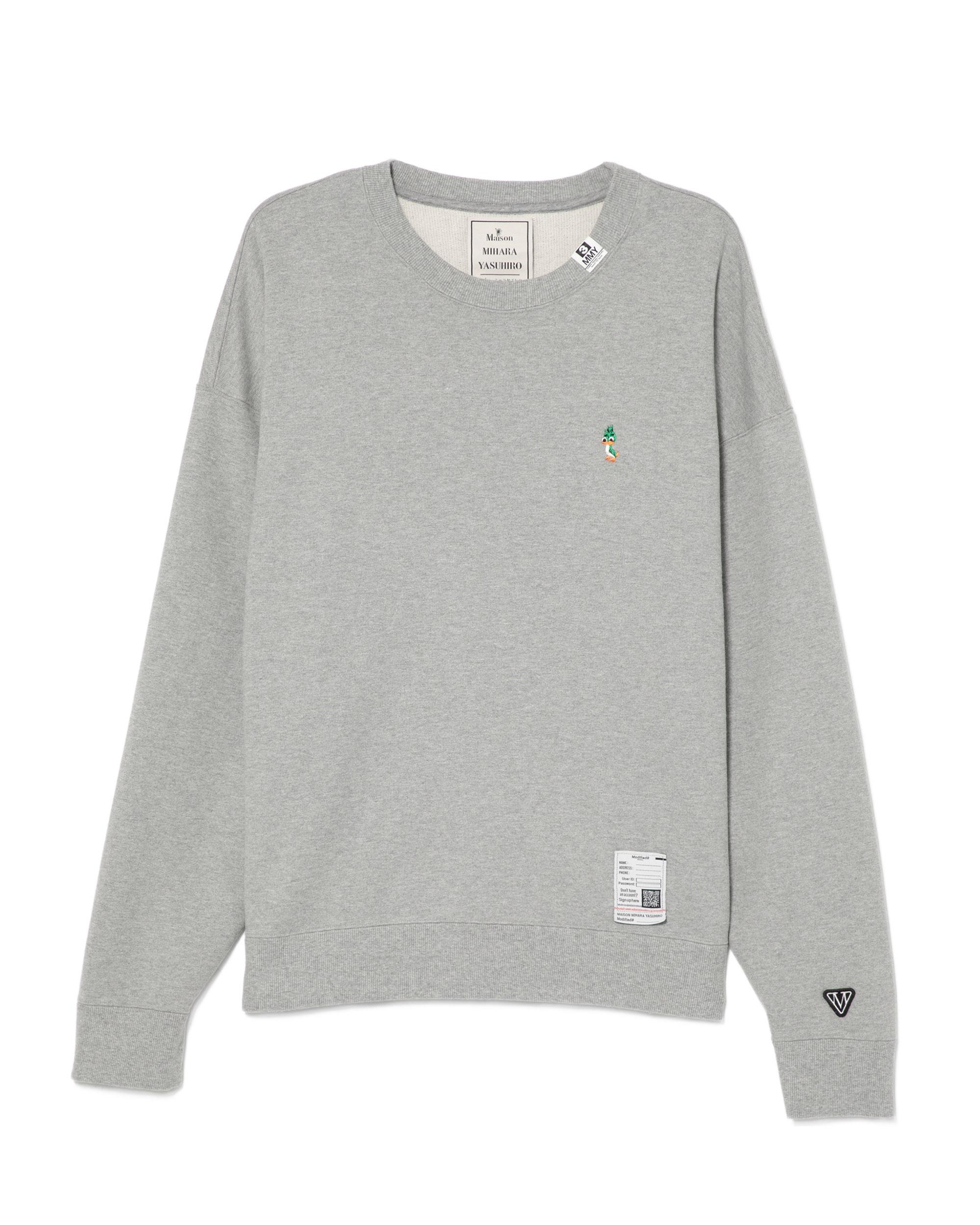Leon embroidery sweatshirt by MAISON MIHARA YASUHIRO