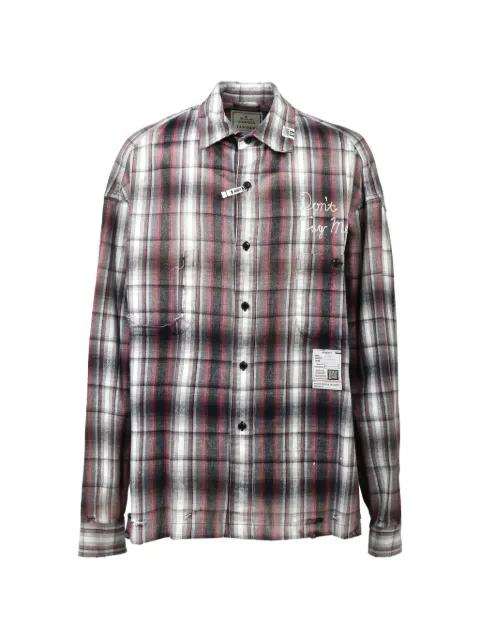 Like Check shirt by MAISON MIHARA YASUHIRO
