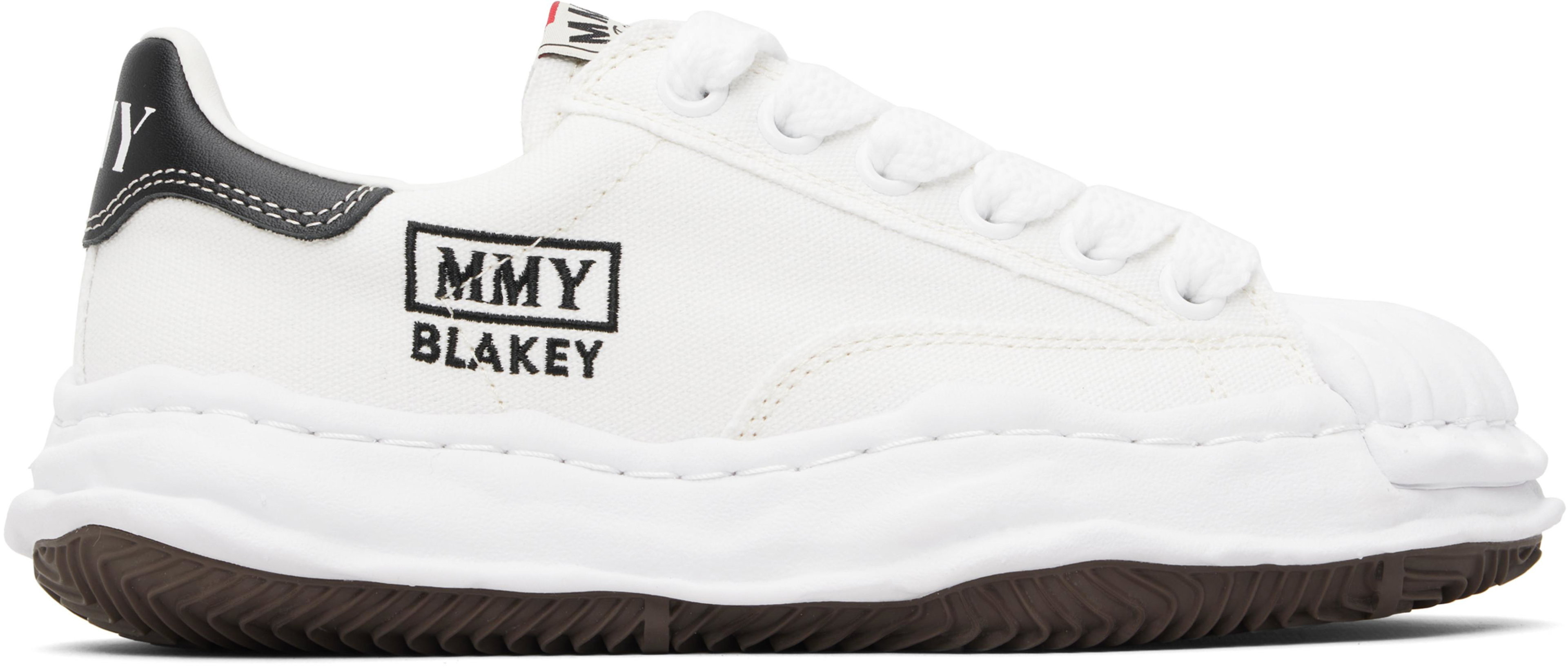 Off-White 'Blakey' OG Sole Canvas Low-top Sneakers by MAISON MIHARA YASUHIRO