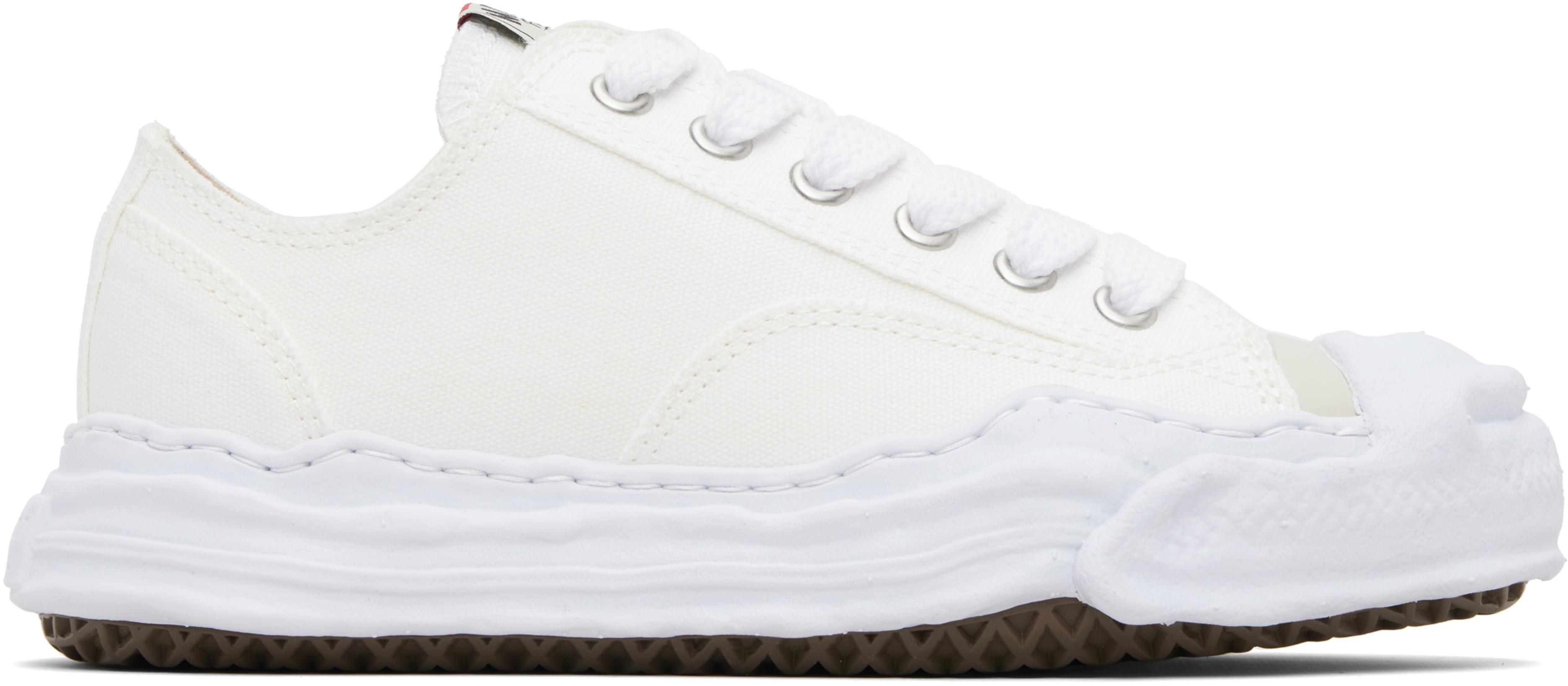 Off-White 'Hank' OG Sole Canvas Low-Top Sneakers by MAISON MIHARA YASUHIRO