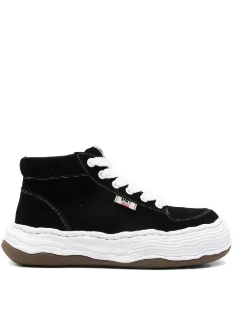 Oliver suede high-top sneakers by MAISON MIHARA YASUHIRO