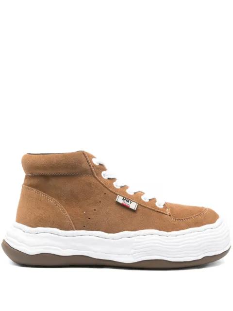 Oliver suede high-top sneakers by MAISON MIHARA YASUHIRO
