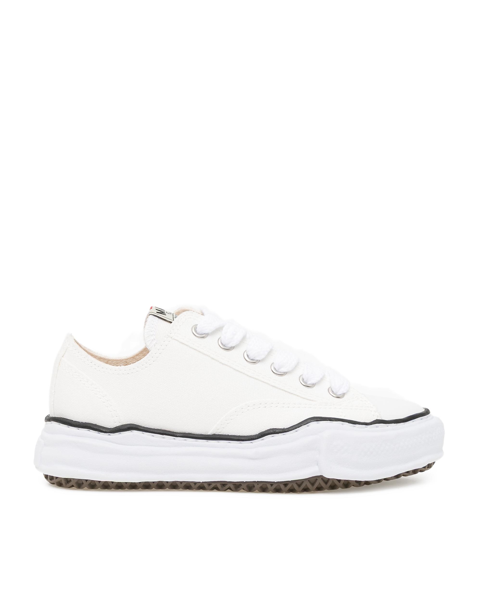 PETERSON OG sole canvas low-top sneaker by MAISON MIHARA YASUHIRO