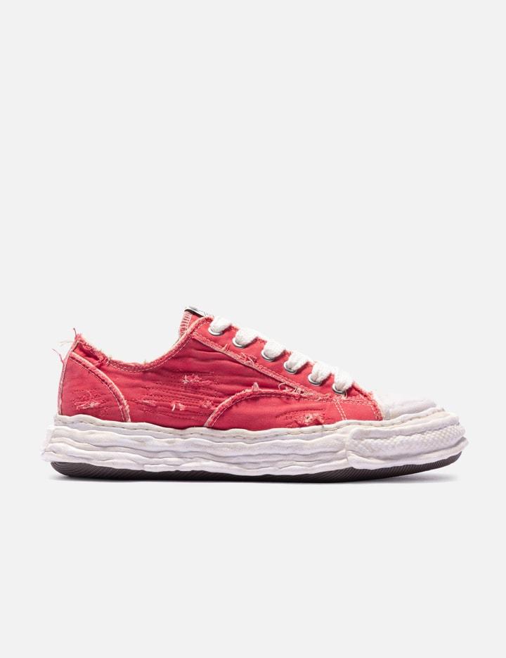 "PETERSON23" OG Sole Ripped Overdye Canvas Low-Top Sneaker by MAISON MIHARA YASUHIRO