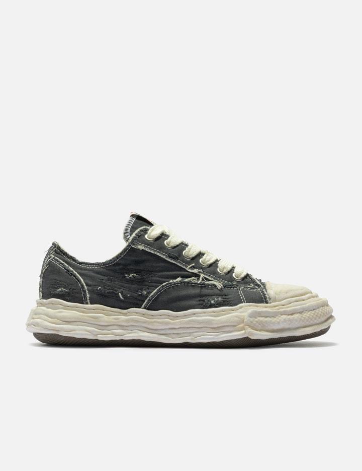 "PETERSON23" OG Sole Ripped Overdye Canvas Low-Top Sneaker by MAISON MIHARA YASUHIRO