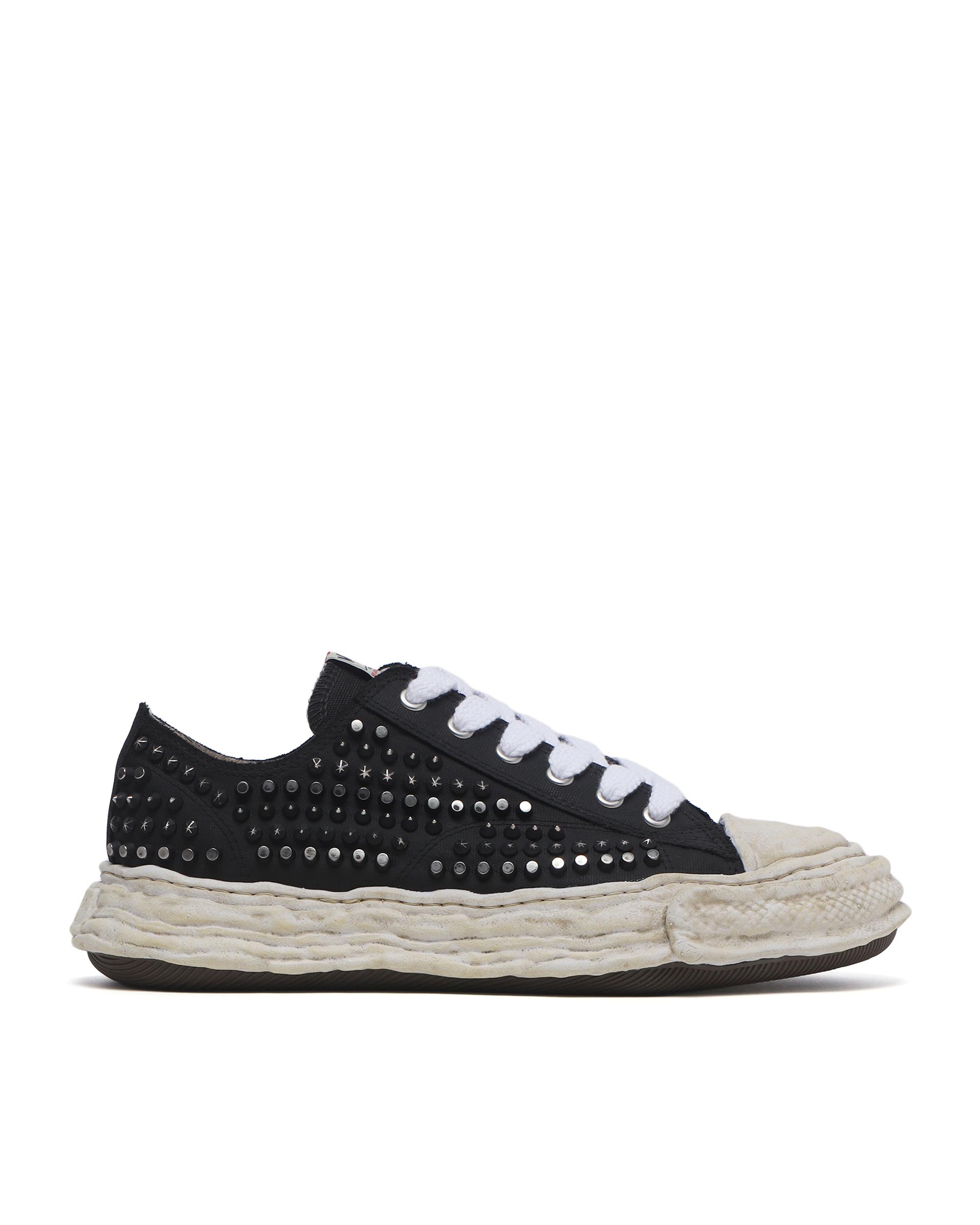 PETERSON23 OG Sole Studded Canvas Low-top Sneaker by MAISON MIHARA YASUHIRO