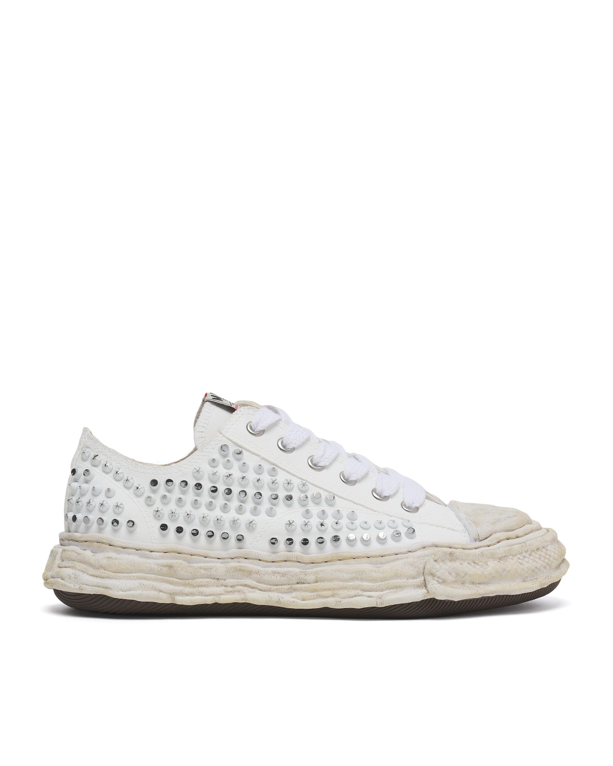 PETERSON23 OG Sole Studded Canvas Low-top Sneaker by MAISON MIHARA YASUHIRO