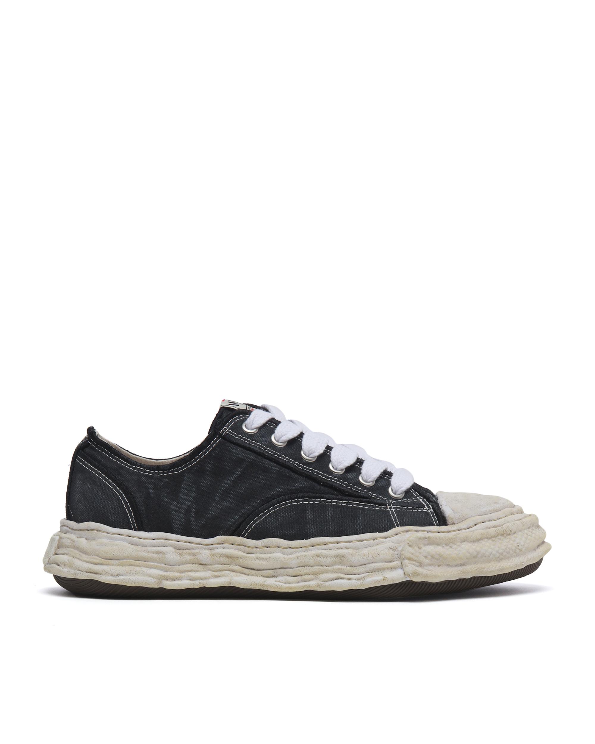 PETERSON23 OG Sole Vintage Effect Embroidered Canvas Low-top Sneaker by MAISON MIHARA YASUHIRO