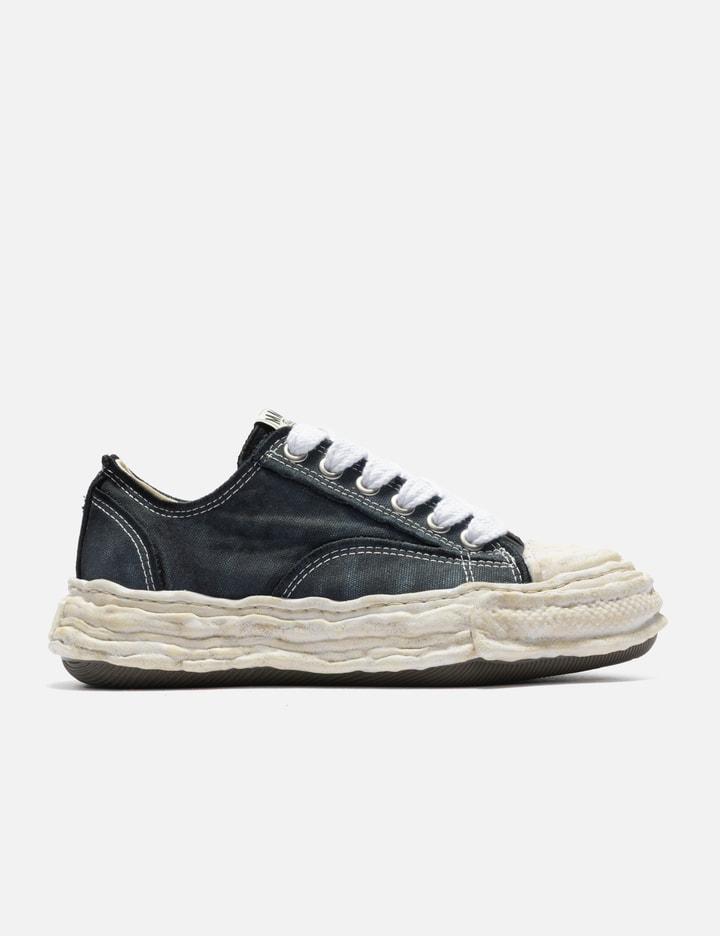 "PETERSON23" Original Sole Vintage Effect Embroidered Canvas Low-Top Sneaker by MAISON MIHARA YASUHIRO "PETERSON23" Original Sole Vintage Effect Embroidered Canvas Low-Top Sneaker by MAISON MIHARA YASUHIRO
