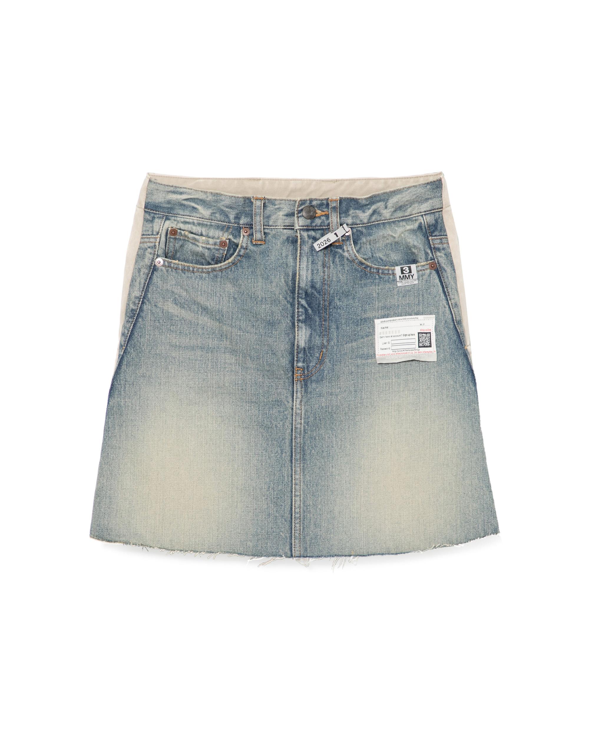 Patchwork mini skirt by MAISON MIHARA YASUHIRO
