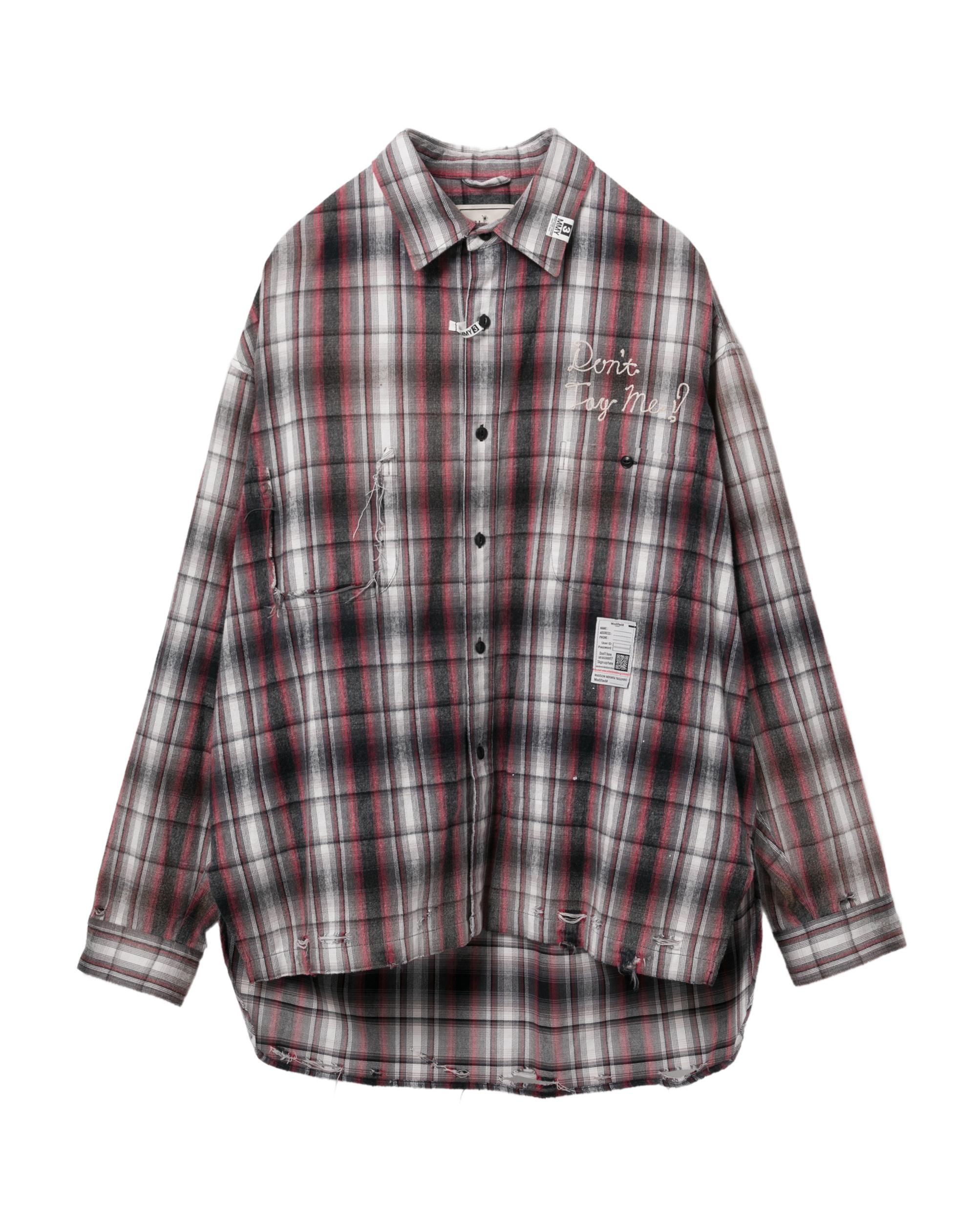 Plaid overshirt by MAISON MIHARA YASUHIRO