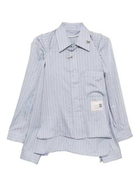 Shawl Layered shirt by MAISON MIHARA YASUHIRO