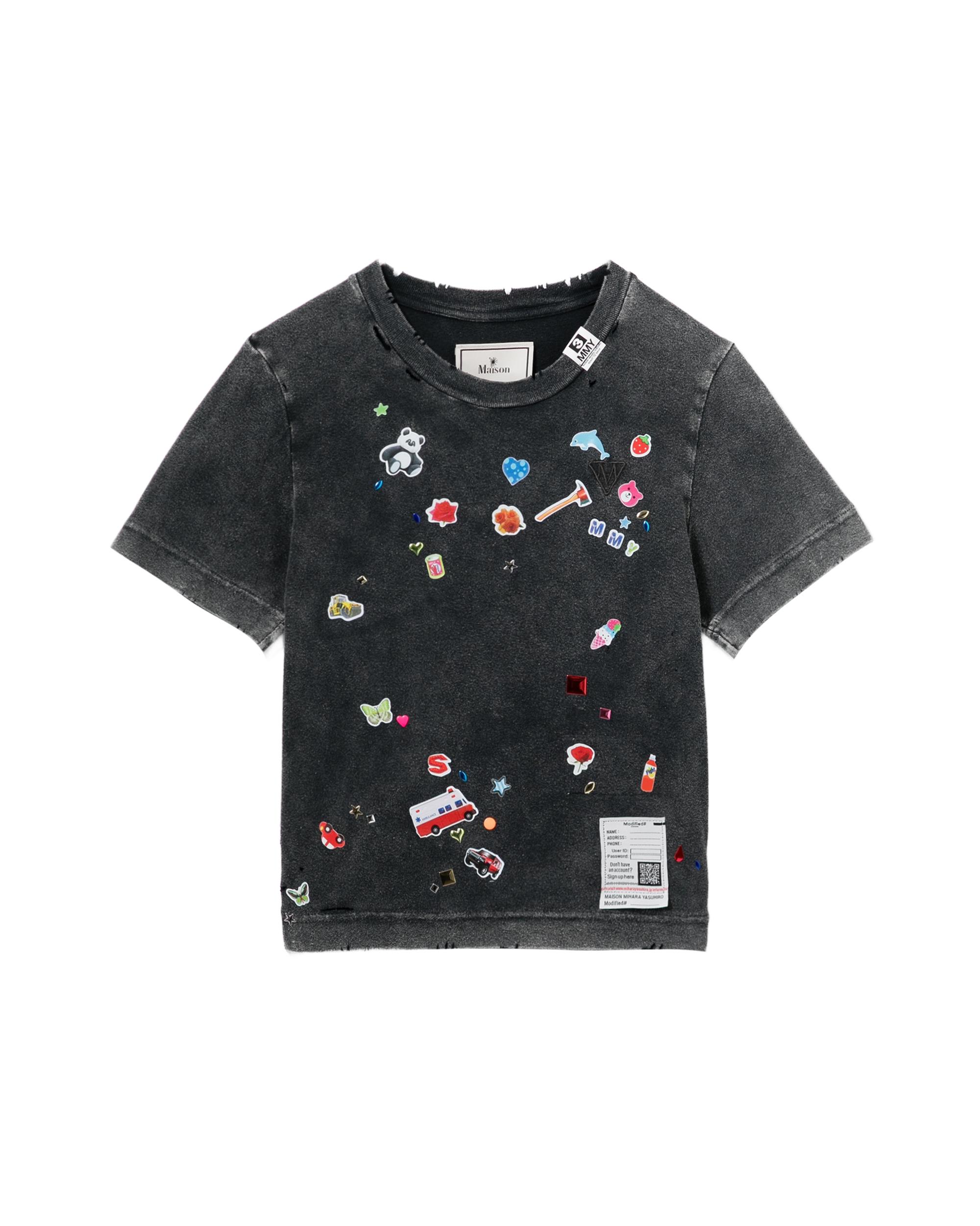 Sticker tee by MAISON MIHARA YASUHIRO