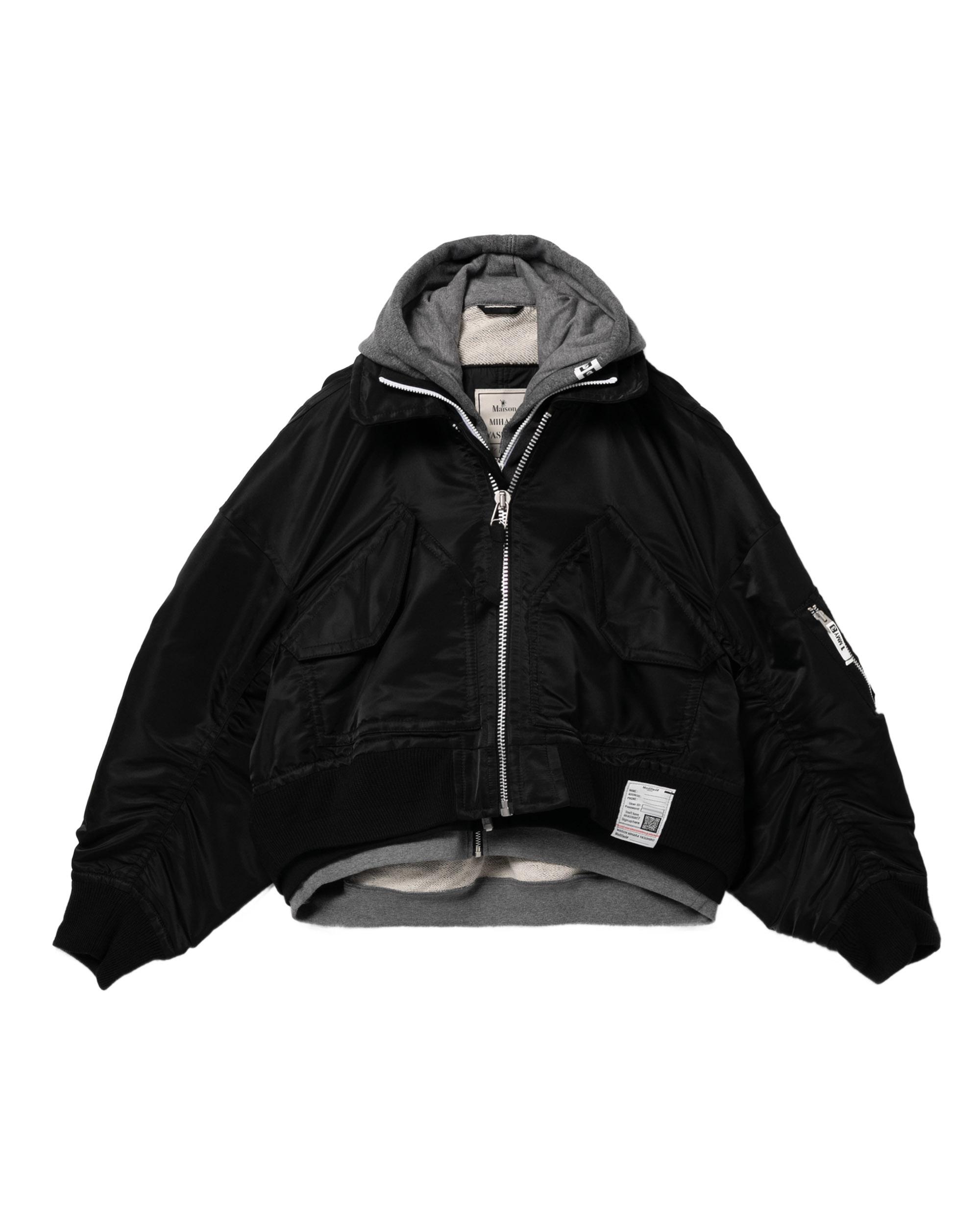 Triple layered flight jacket by MAISON MIHARA YASUHIRO