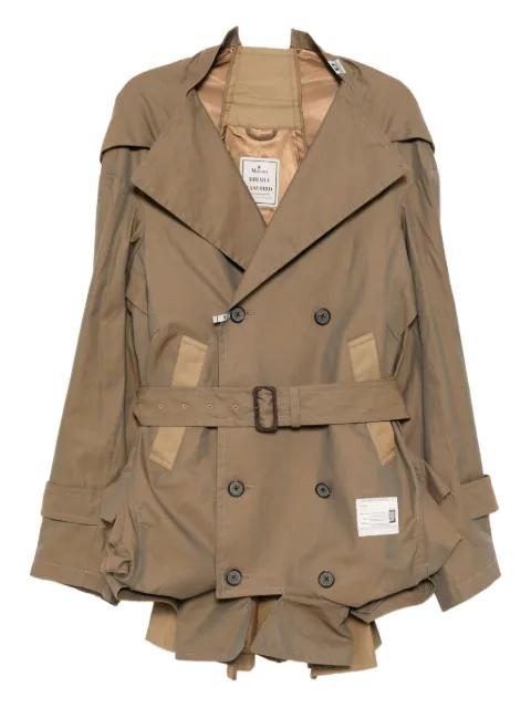 Upside Down trench coat by MAISON MIHARA YASUHIRO