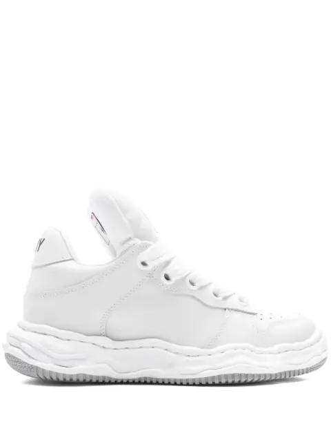 Wayne Puffer "White" sneakers by MAISON MIHARA YASUHIRO