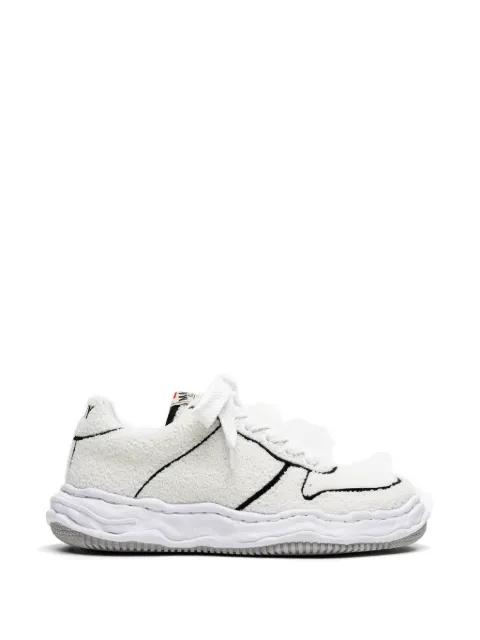 Wayne bouclé-knit chunky-sole sneakers by MAISON MIHARA YASUHIRO