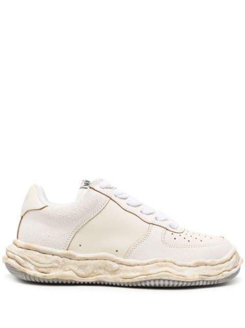 Wayne leather sneakers by MAISON MIHARA YASUHIRO
