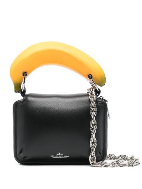 banana-handle chain tote bag by MAISON MIHARA YASUHIRO
