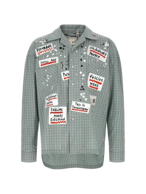 checked shirt by MAISON MIHARA YASUHIRO