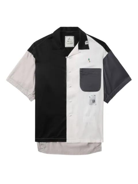 colour-block shirt by MAISON MIHARA YASUHIRO