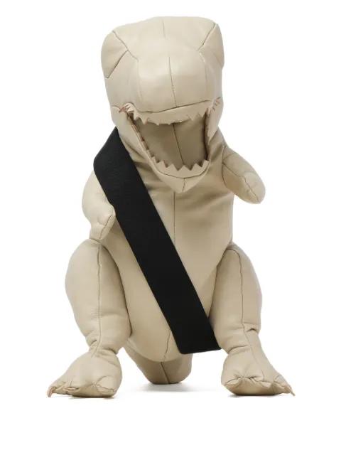 dinosaur-shaped leather messenger bag by MAISON MIHARA YASUHIRO