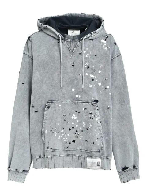 distressed hoodie by MAISON MIHARA YASUHIRO