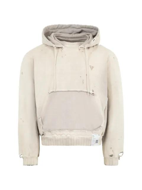 distressed hoodie by MAISON MIHARA YASUHIRO