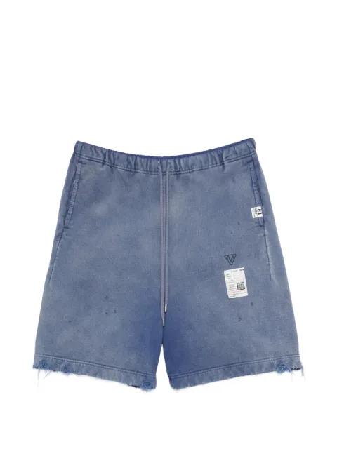 drawstring distressed shorts by MAISON MIHARA YASUHIRO