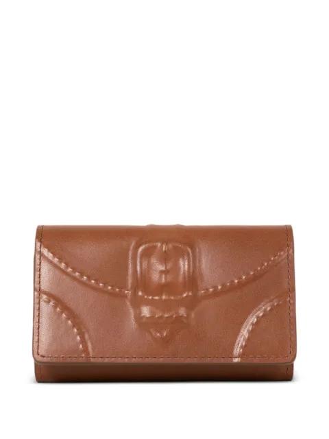embossed-leather key case by MAISON MIHARA YASUHIRO