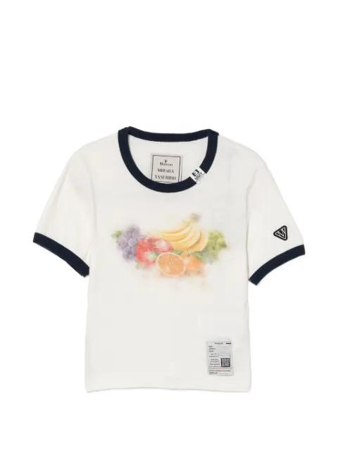 fruit-print T-shirt by MAISON MIHARA YASUHIRO