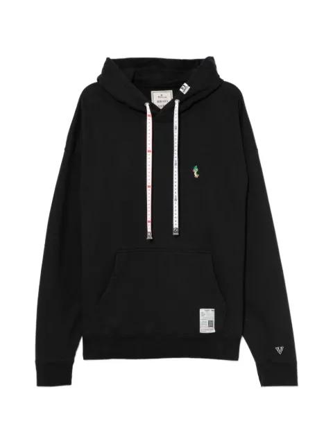 graphic-embroidered hoodie by MAISON MIHARA YASUHIRO