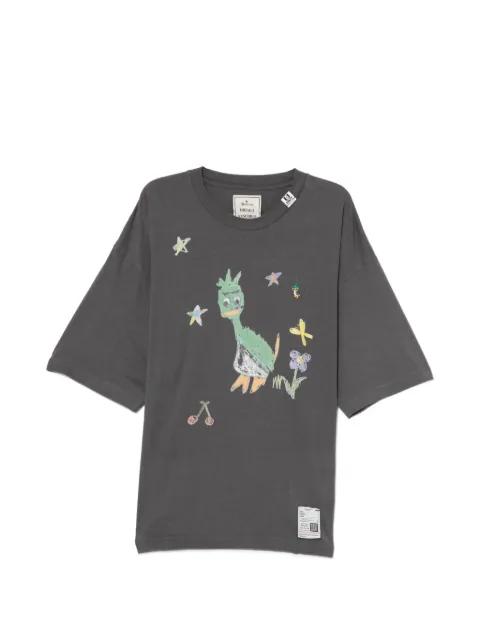 graphic-print T-shirt by MAISON MIHARA YASUHIRO