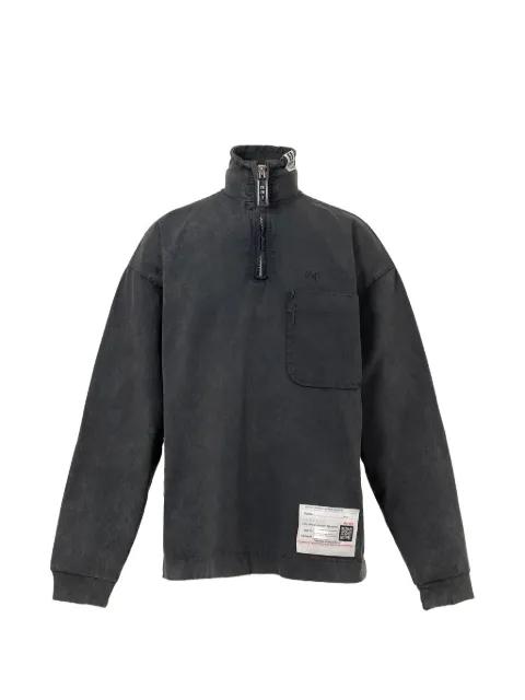 half-zip long-sleeve T-shirt by MAISON MIHARA YASUHIRO