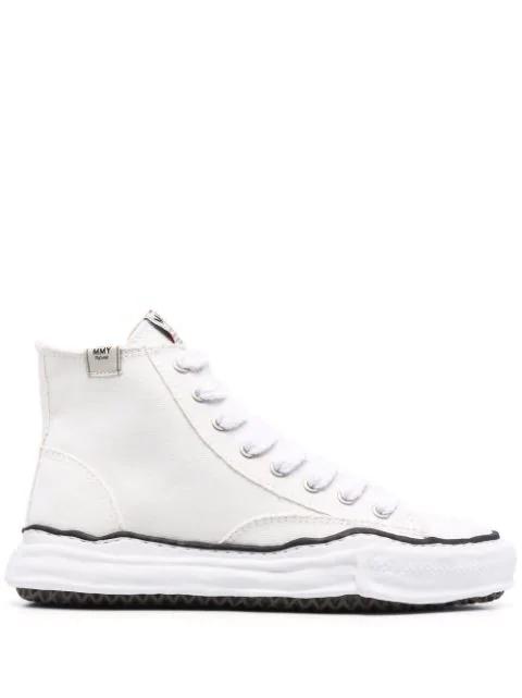 high-top lace-up sneakers by MAISON MIHARA YASUHIRO