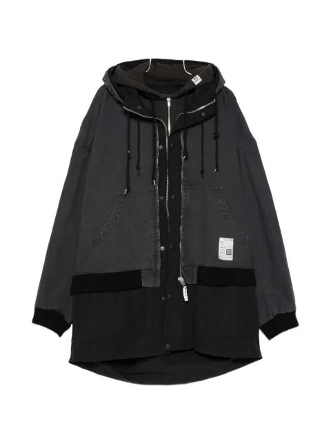 hoodied zip coat by MAISON MIHARA YASUHIRO